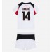 AC Milan Luka Modric #14 Bortedraktsett Barn 2025-26 Kortermet (+ Korte bukser)